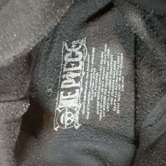 Monkey D. Luffy One Piece Hoodie - Adventurous Pilot Black Pullover Men’s Large - Picture 4 of 5